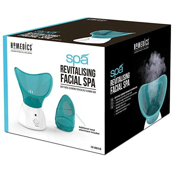 Homedics Revitalising Facial Spa Steamer - Blue | FAC-40-EU - Image 7