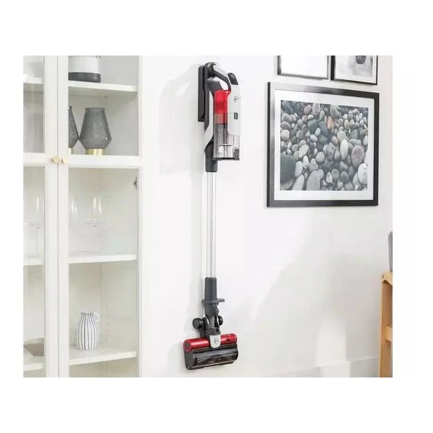 Hoover 0.7L Anti-Twist Home Cordless Vacuum Cleaner - Grey & Red | HF910H - Image 4