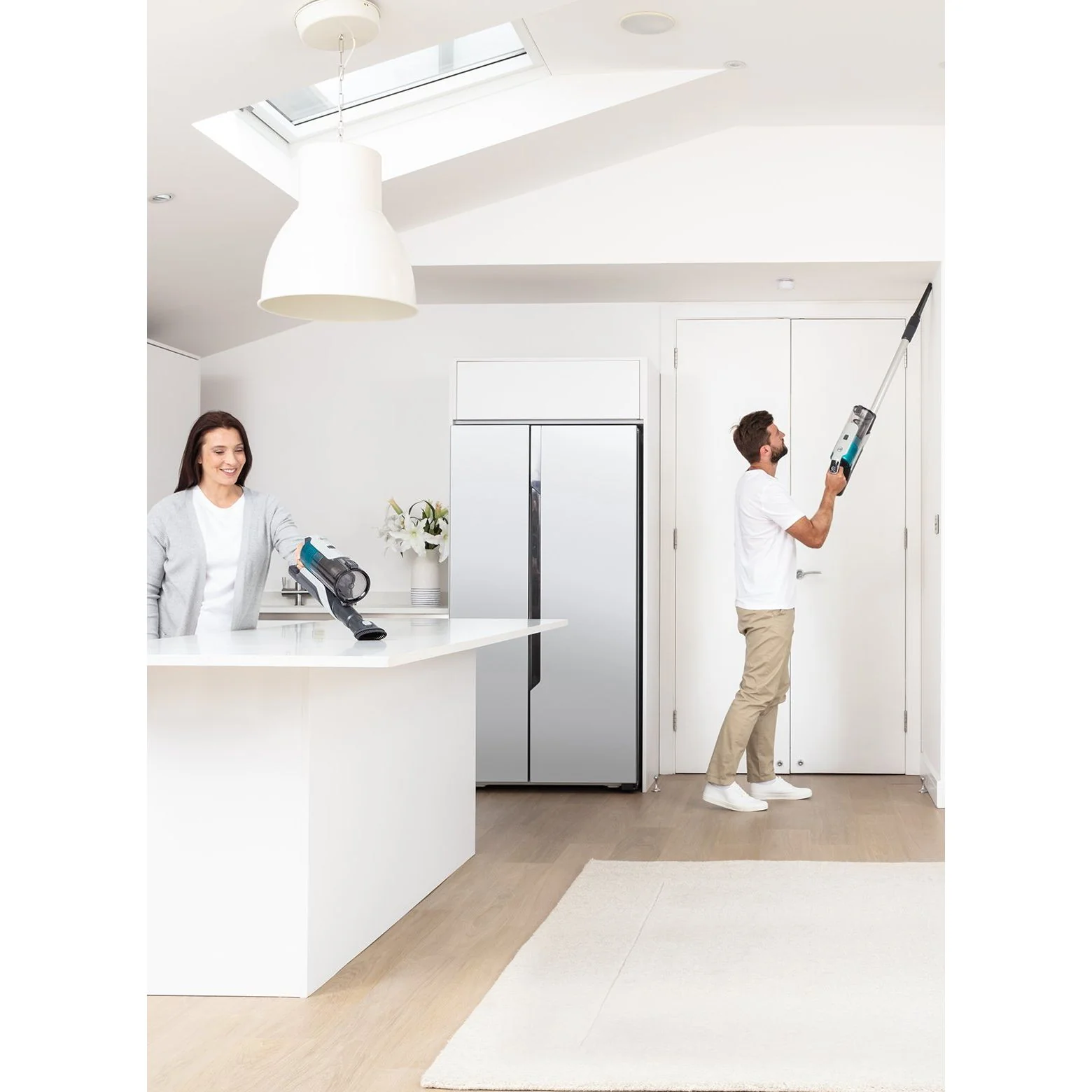 Hoover 0.7L HF9 Anti-Twist Cordless Pet Vacuum Cleaner - Grey & Turquoise | HF910P - Image 14