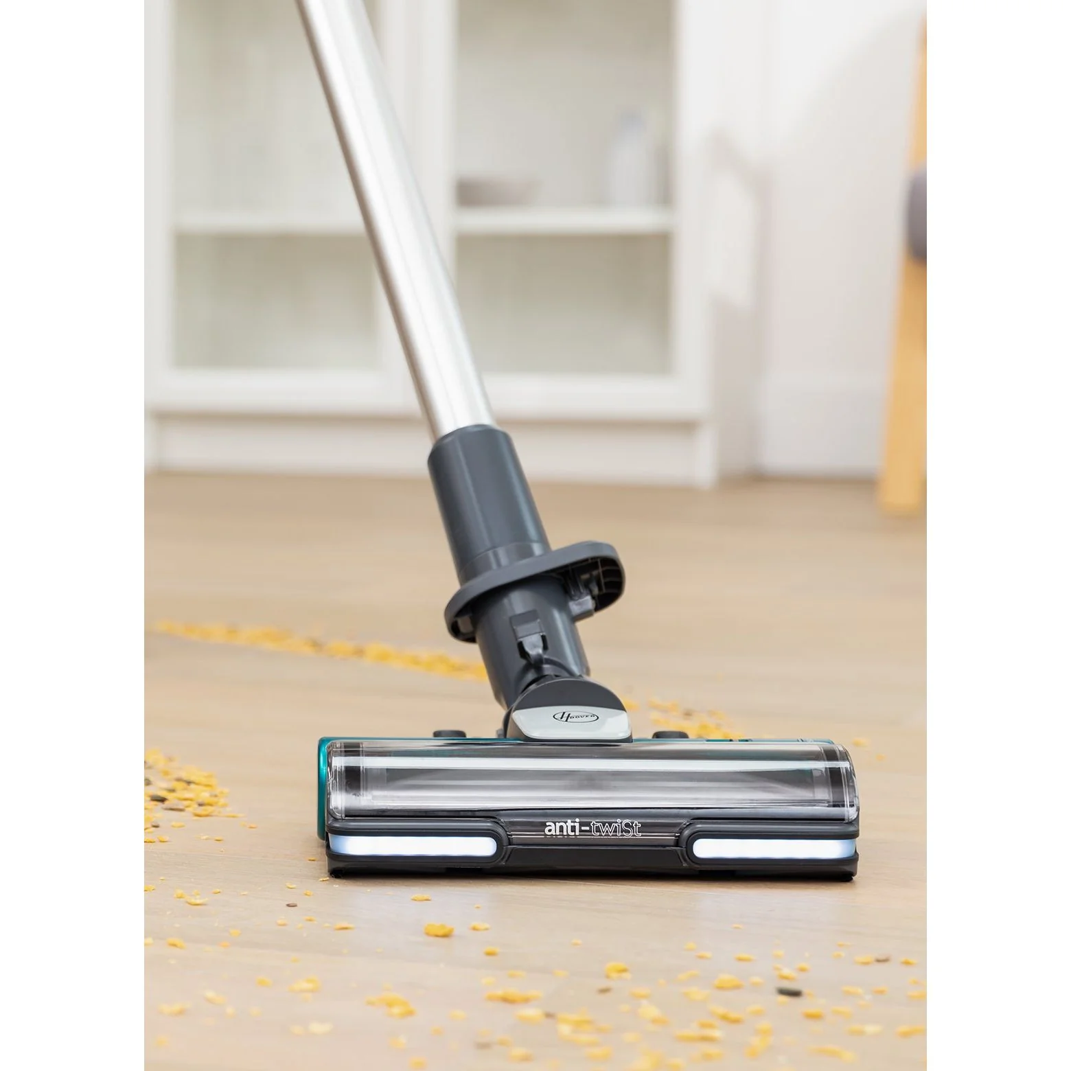 Hoover 0.7L HF9 Anti-Twist Cordless Pet Vacuum Cleaner - Grey & Turquoise | HF910P - Image 4