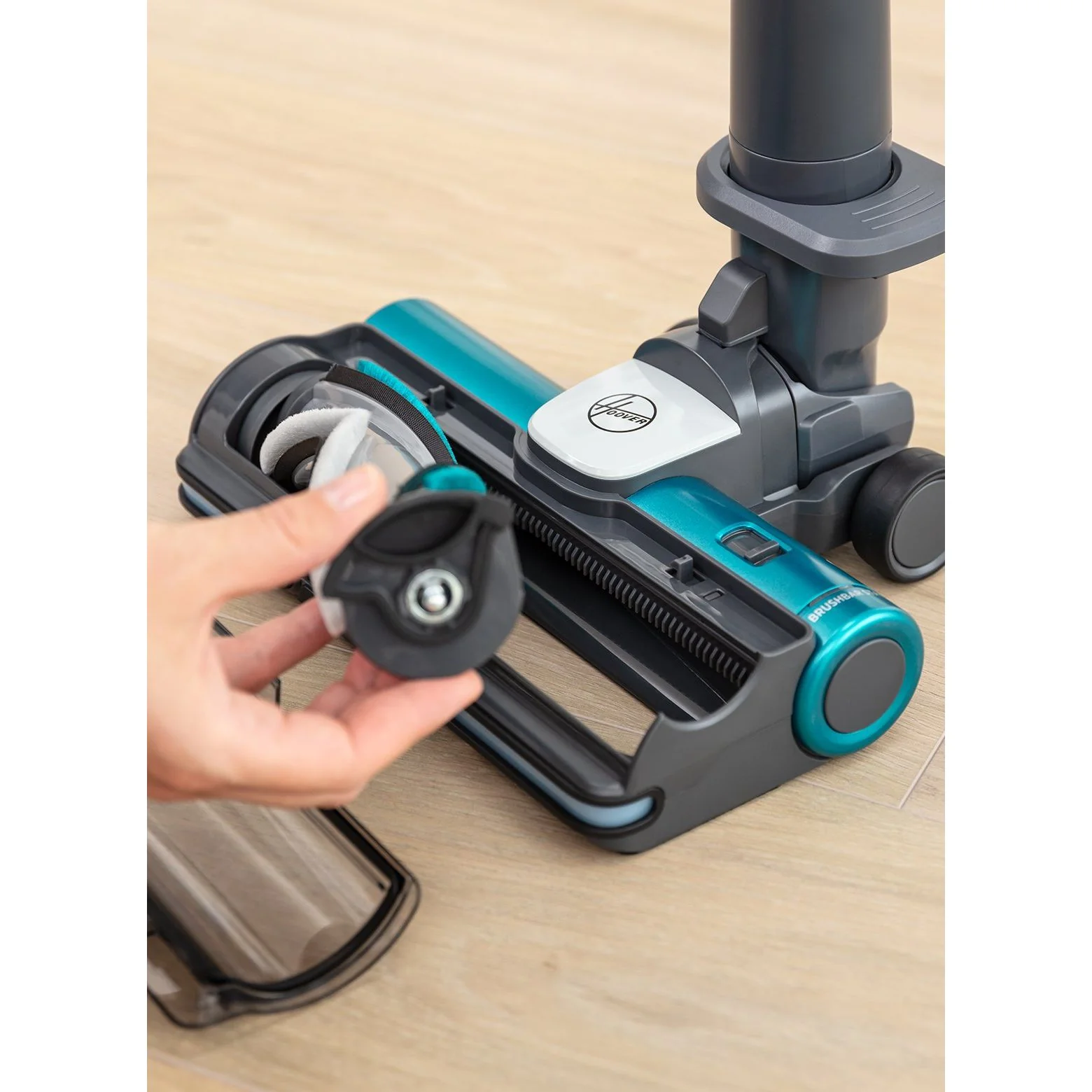 Hoover 0.7L HF9 Anti-Twist Cordless Pet Vacuum Cleaner - Grey & Turquoise | HF910P - Image 8
