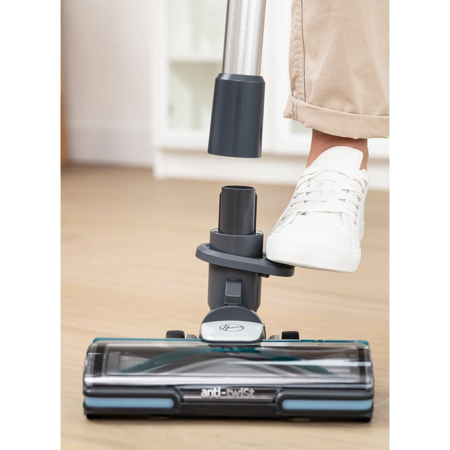 Hoover 0.7L HF9 Anti-Twist Cordless Pet Vacuum Cleaner - Grey & Turquoise | HF910P - Image 9