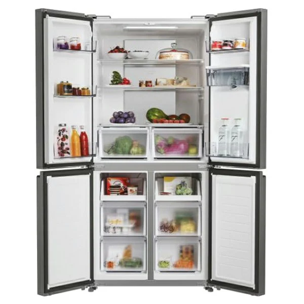 Hoover 463L Freestanding American Fridge Freezer - Gentle Silver | HHCR3818EWPL - Image 4