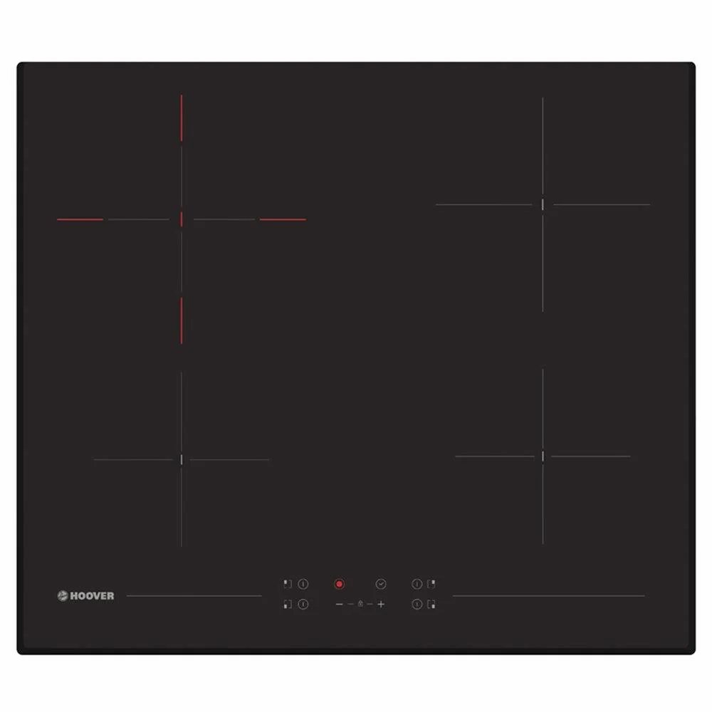 Hoover 60CM 4 Zone Ceramic Hob - Black | HH64DB3T