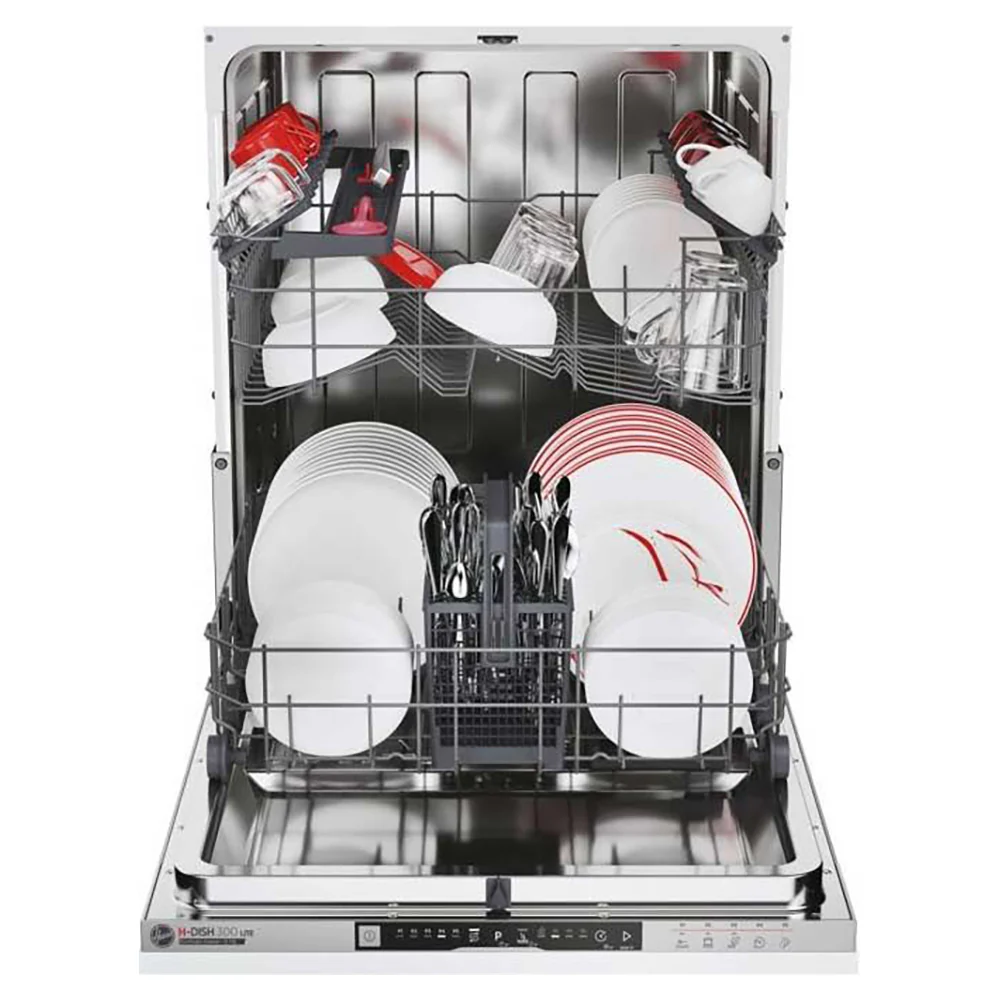 Hoover 60CM Built-In Standard Dishwasher - White | HI 3E9E0S-80 - Image 4