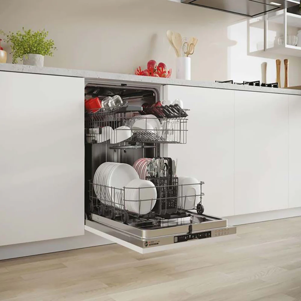 Hoover 60CM Built-In Standard Dishwasher - White | HI 3E9E0S-80 - Image 5