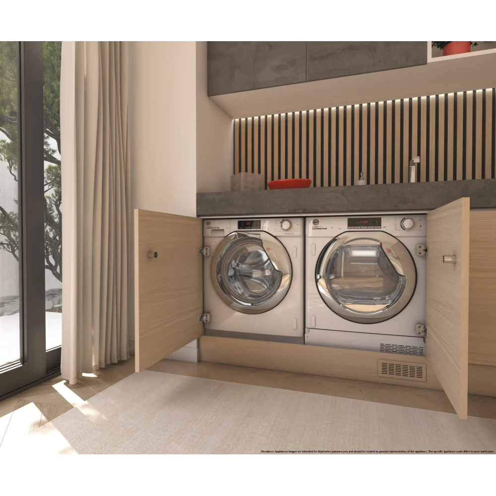 Hoover 9KG 1600RPM Integrated Washing Machine - White | HBWOS 69TMCE-80 - Image 5