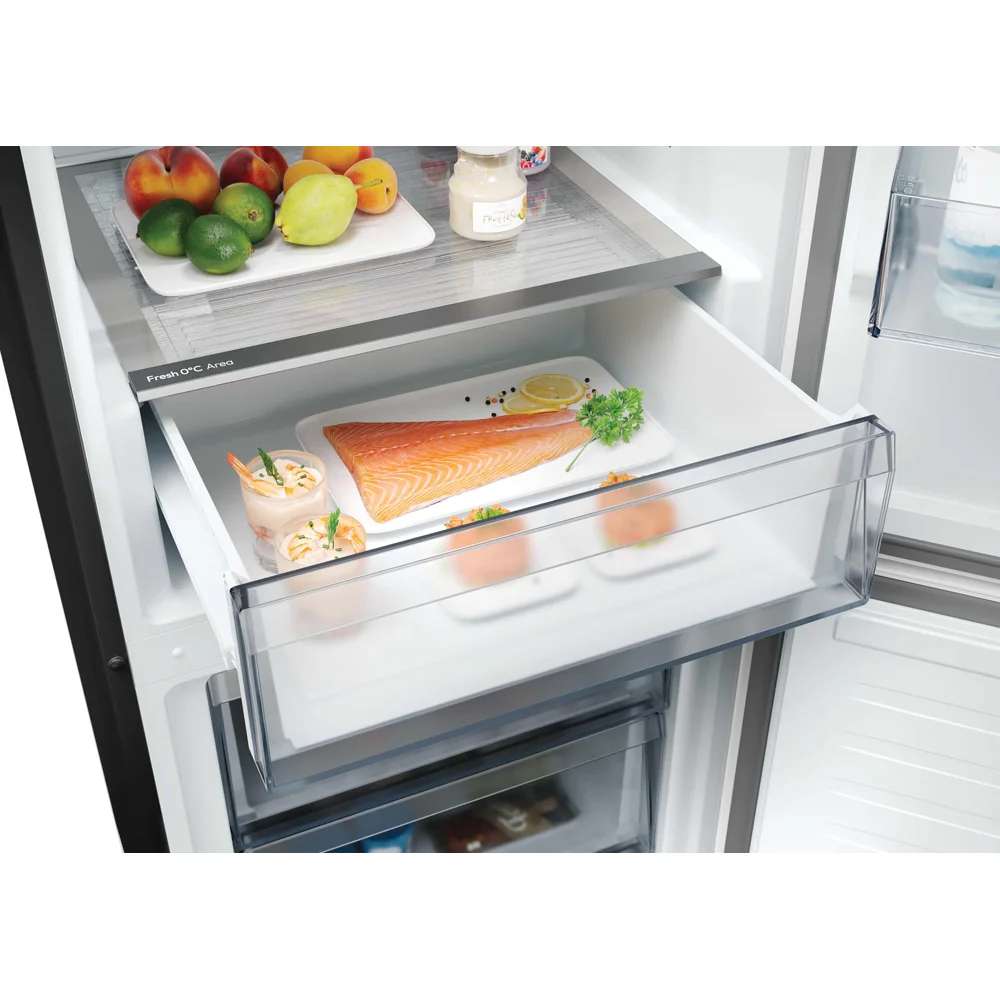 Hoover H-Combi 300 355L Frost Free Freestanding Fridge Freezer - Black | HONCQ2T618EBK - Image 13