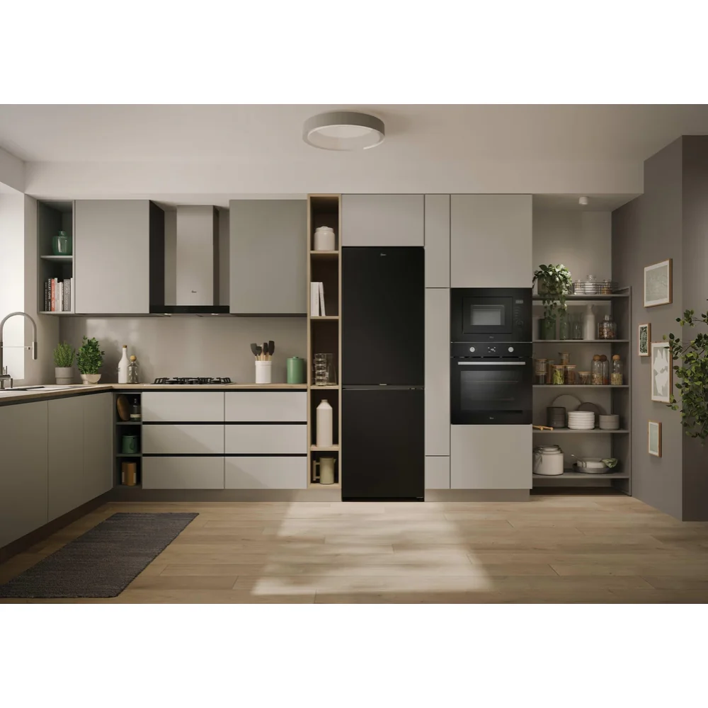 Hoover H-Combi 300 355L Frost Free Freestanding Fridge Freezer - Black | HONCQ2T618EBK - Image 14