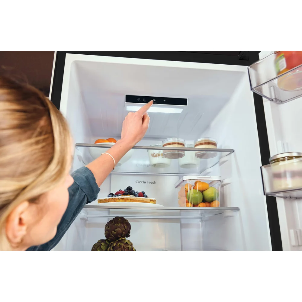 Hoover H-Combi 300 355L Frost Free Freestanding Fridge Freezer - Black | HONCQ2T618EBK - Image 16