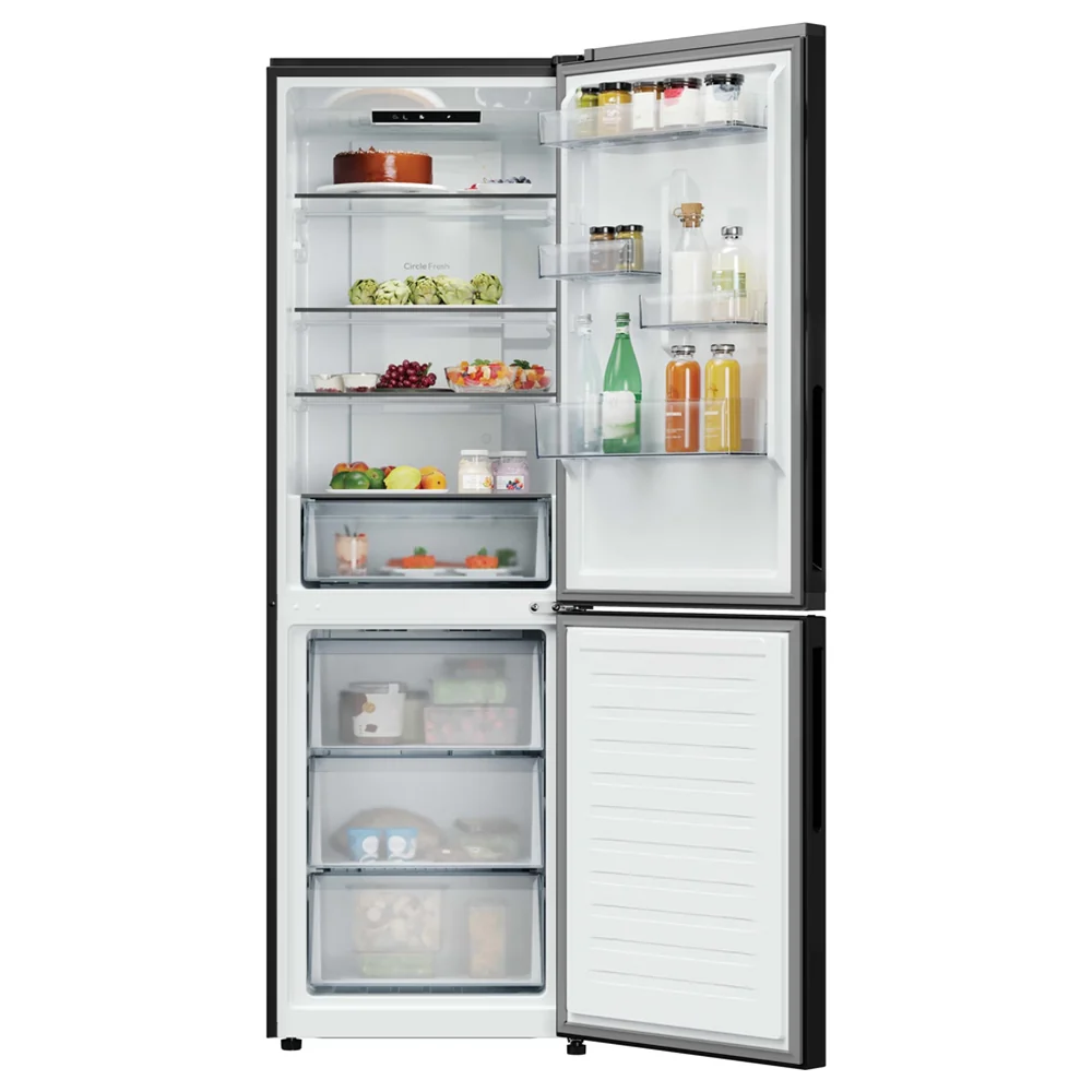 Hoover H-Combi 300 355L Frost Free Freestanding Fridge Freezer - Black | HONCQ2T618EBK - Image 4