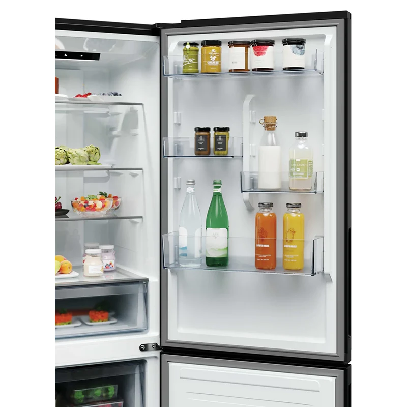 Hoover H-Combi 300 355L Frost Free Freestanding Fridge Freezer - Black | HONCQ2T618EBK - Image 6