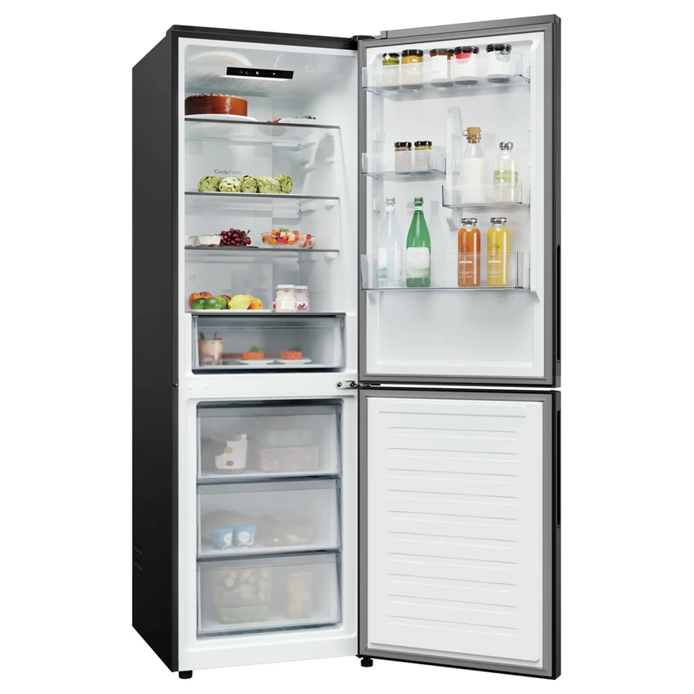 Hoover H-Combi 300 355L Frost Free Freestanding Fridge Freezer - Black | HONCQ2T618EBK - Image 7