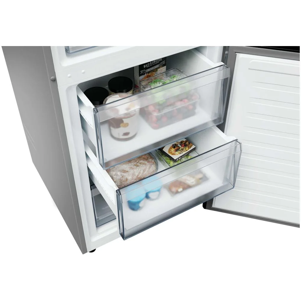 Hoover H-COMBI 300 355L Frost Free Freestanding Fridge Freezer - Inox | HONCQ2T618EXK - Image 10