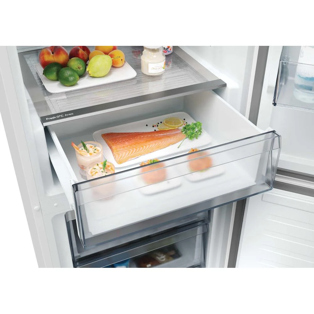Hoover H-COMBI 300 355L Frost Free Freestanding Fridge Freezer - Inox | HONCQ2T618EXK - Image 12