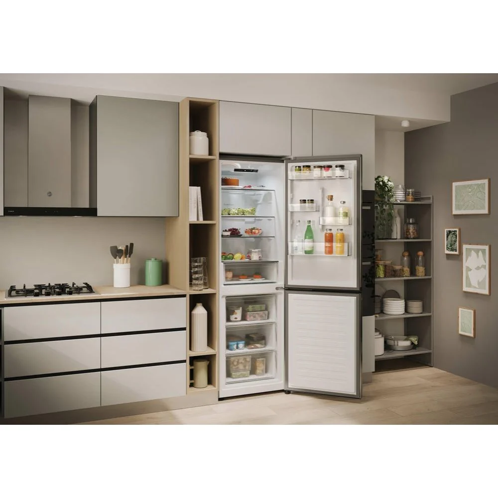 Hoover H-COMBI 300 355L Frost Free Freestanding Fridge Freezer - Inox | HONCQ2T618EXK - Image 15