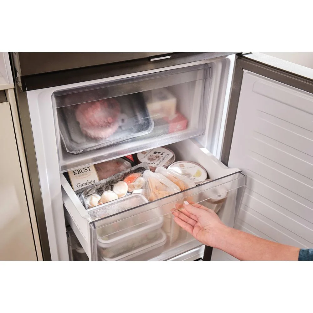 Hoover H-COMBI 300 355L Frost Free Freestanding Fridge Freezer - Inox | HONCQ2T618EXK - Image 20