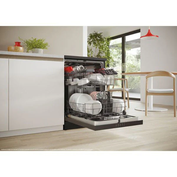 Hoover H-DISH 300 60CM Freestanding Standard Dishwasher - Black | HF 3C7L0B-80 - Image 6