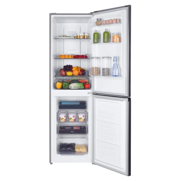 Hoover H-Fridge 300 247L Frost Free Freestanding Fridge Freezer - Grey | HOCH1T518EXK - Image 2