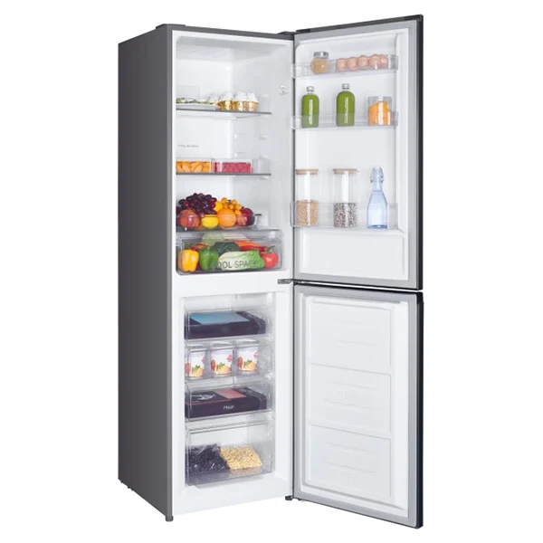 Hoover H-Fridge 300 247L Frost Free Freestanding Fridge Freezer - Grey | HOCH1T518EXK - Image 5