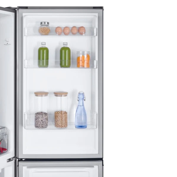 Hoover H-Fridge 300 247L Frost Free Freestanding Fridge Freezer - Grey | HOCH1T518EXK - Image 7