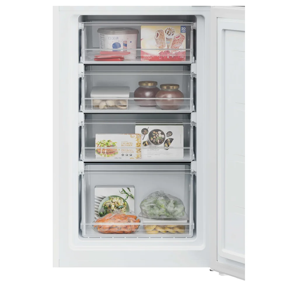 Hoover H-Fridge 300 252L Low Frost Freestanding Fridge Freezer - White | HVCT3L517EWKR-1 - Image 9