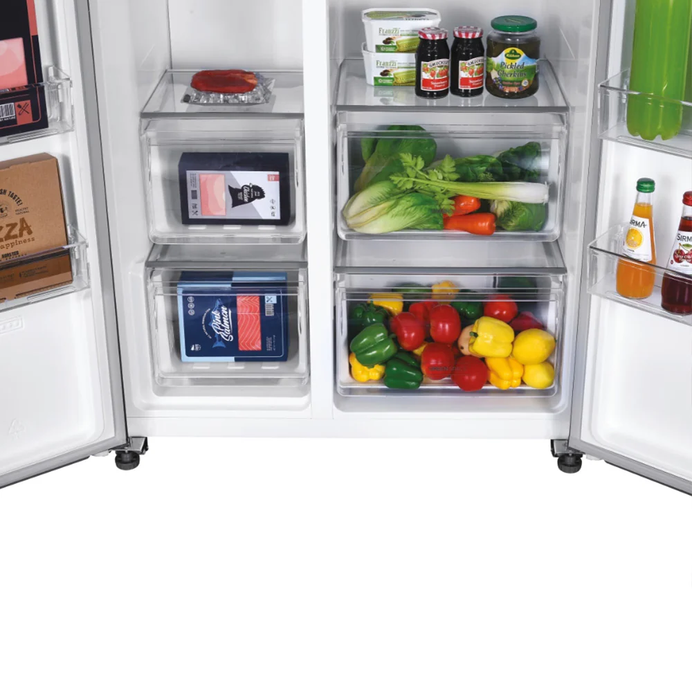 Hoover H-Fridge 500 Maxi 521L Frost Free American Freestanding Fridge Freezer - Inox | HHSBSO-6174XK-1 - Image 10