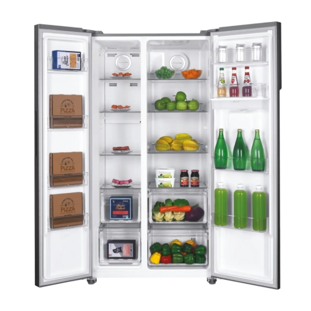 Hoover H-FRIDGE 500 MAXI 529L Frost Free Freestanding American Fridge Freezer - Inox | HHSBSO6174XWDK-1 - Image 3