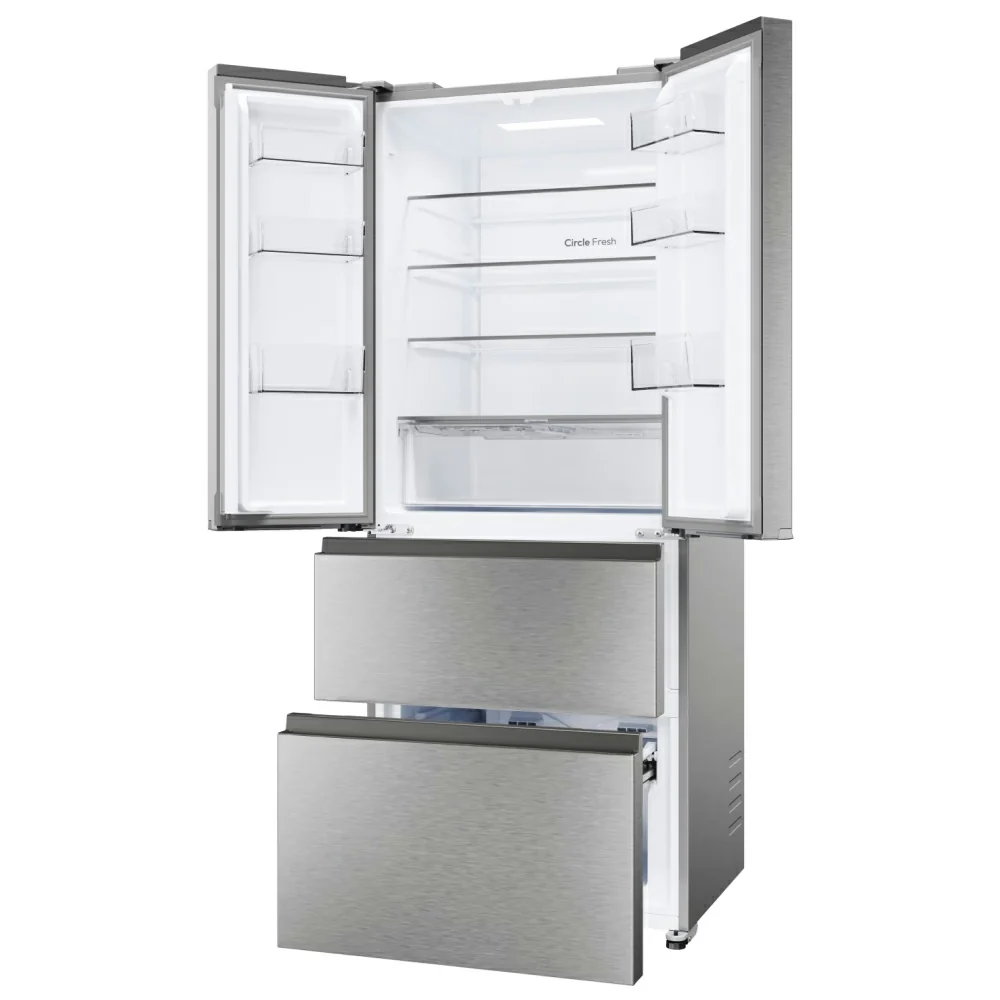 Hoover H-Fridge 700 Maxi 402L Frost Free Freestanding French Door Fridge Freezer - Platinum Inox | HONFQ2T718EXK - Image 8