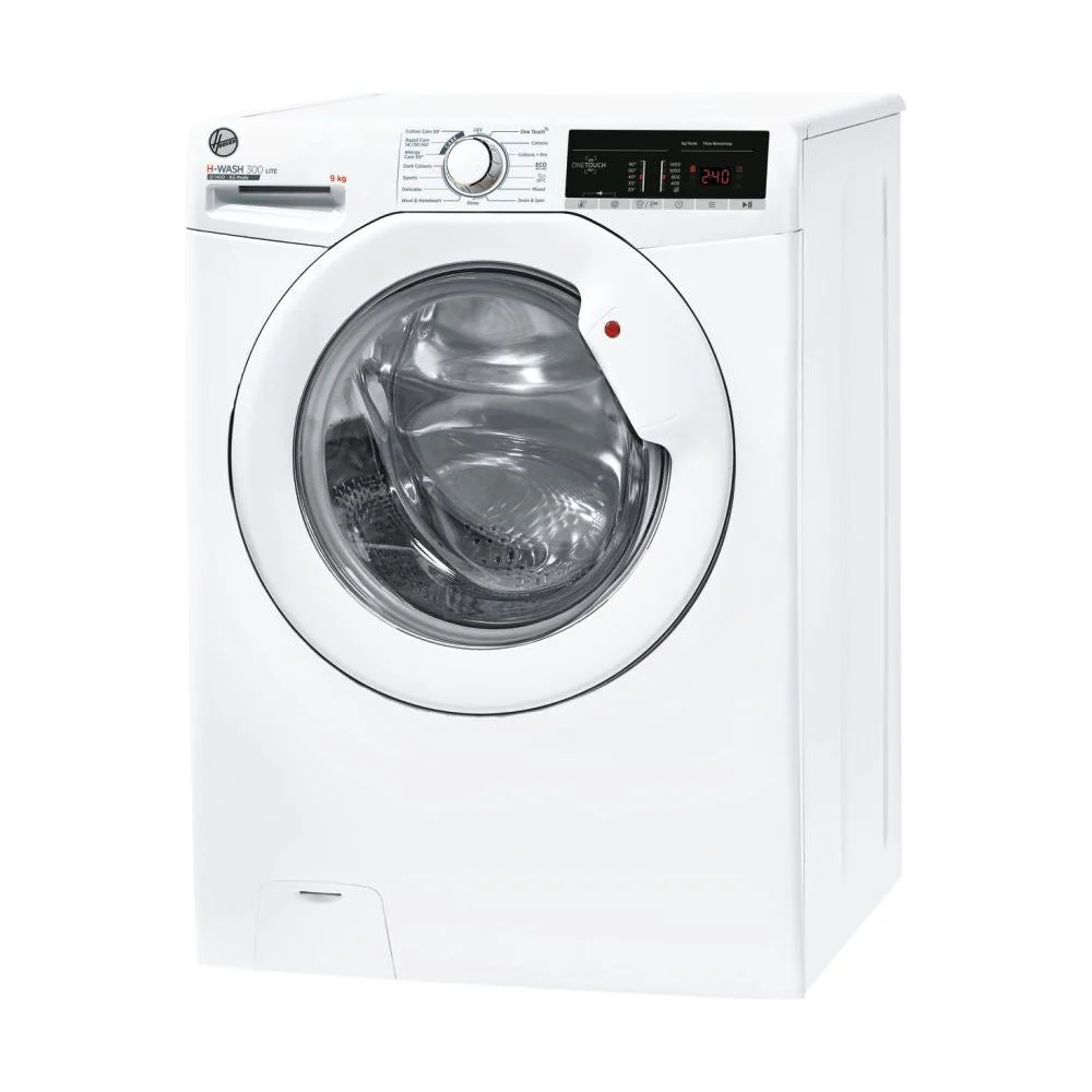 Hoover H-Wash 300 Lite 9KG 1400RPM Freestanding Washing Machine - White | H3W 49TA4/1-80 - Image 2