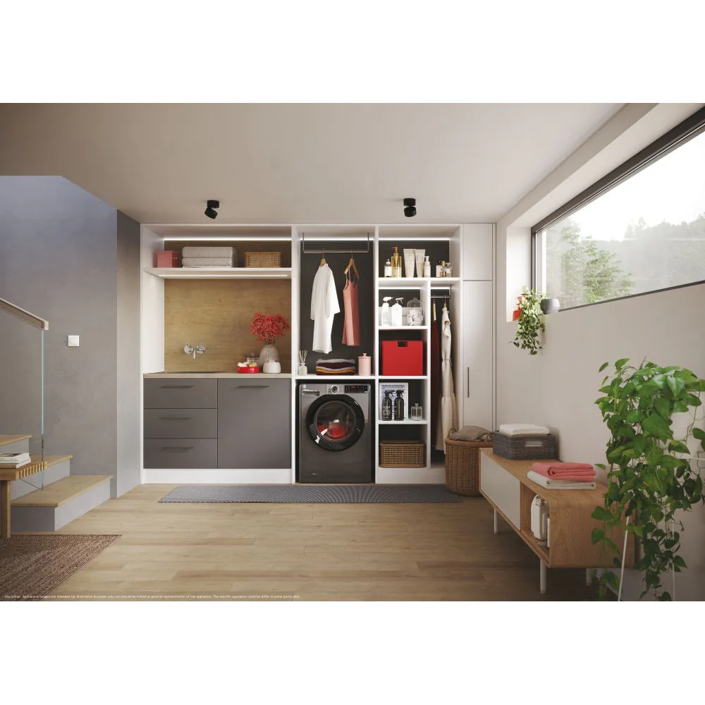 Hoover H-Wash 350 10KG 1400RPM Freestanding Washing Machine - Anthracite | H3WPS4106TAMBR80 - Image 12