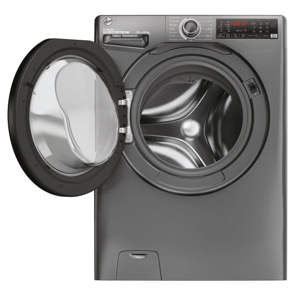 Hoover H-Wash 350 10KG 1400RPM Freestanding Washing Machine - Anthracite | H3WPS4106TAMBR80 - Image 2