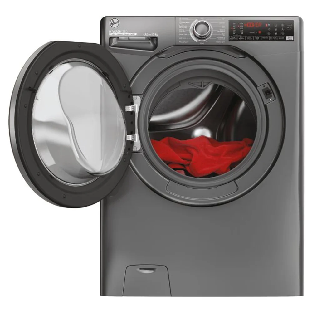 Hoover H-Wash 350 10KG 1400RPM Freestanding Washing Machine - Anthracite | H3WPS4106TAMBR80 - Image 3