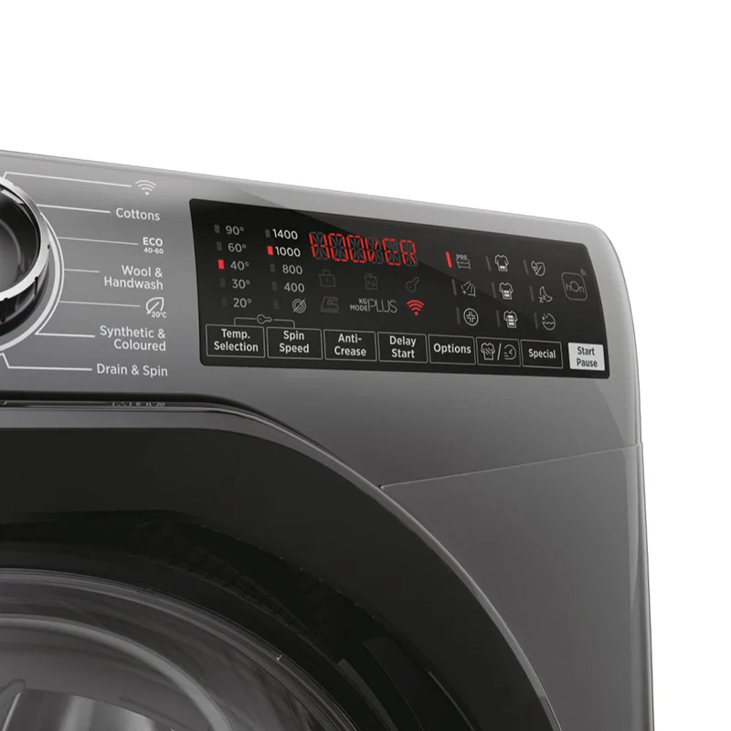 Hoover H-Wash 350 10KG 1400RPM Freestanding Washing Machine - Anthracite | H3WPS4106TAMBR80 - Image 4