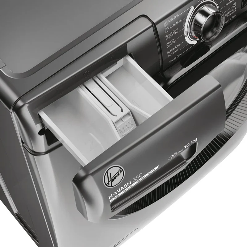 Hoover H-Wash 350 10KG 1400RPM Freestanding Washing Machine - Anthracite | H3WPS4106TAMBR80 - Image 9