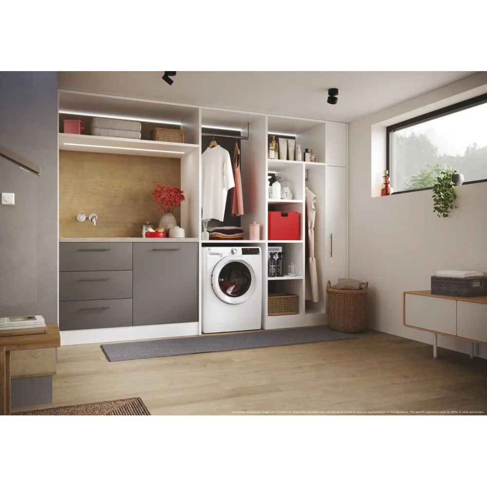Hoover H-WASH 350 8KG 1400RPM Freestanding Washing Machine - White | H3WPS486TAM6-80 - Image 13
