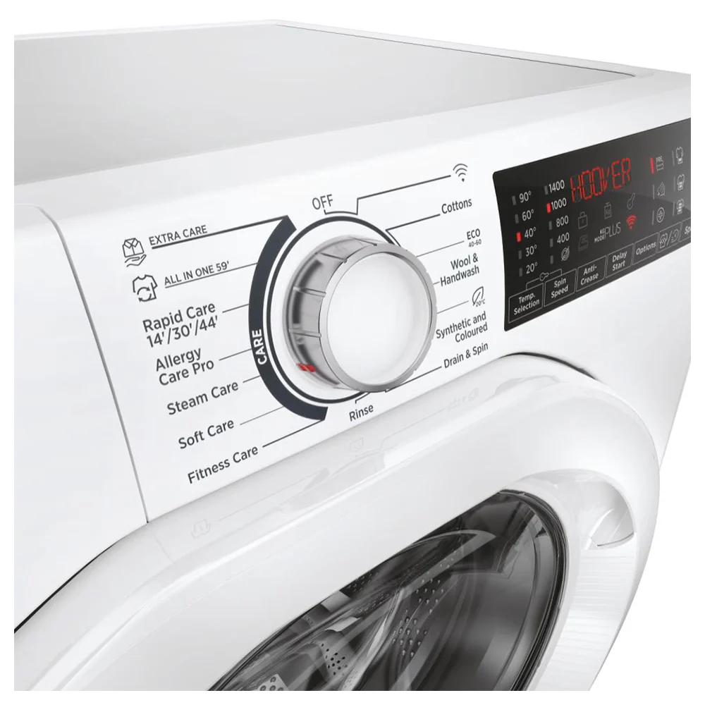 Hoover H-WASH 350 8KG 1400RPM Freestanding Washing Machine - White | H3WPS486TAM6-80 - Image 3