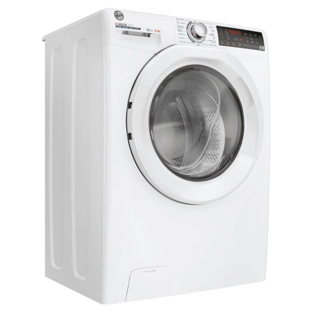 Hoover H-WASH 350 8KG 1400RPM Freestanding Washing Machine - White | H3WPS486TAM6-80 - Image 6
