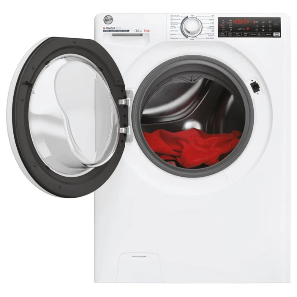 Hoover H-WASH 350 8KG 1400RPM Freestanding Washing Machine - White | H3WPS486TAM6-80 - Image 7