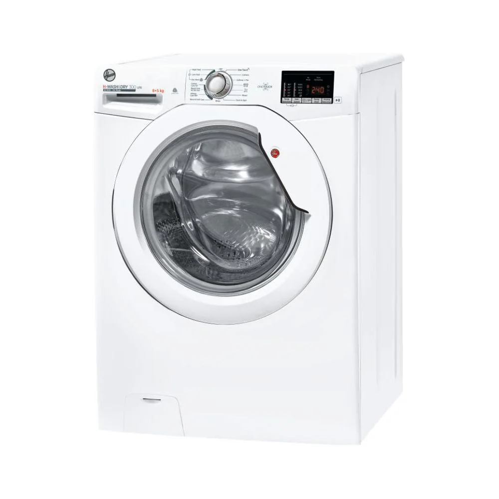 Hoover H-Wash & Dry 300 Lite 8KG/5KG 1400RPM Freestanding Washer Dryer - White | H3D 4852DE/1-80 - Image 2