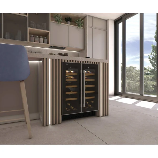 Hoover H-Wine 700 38 Bottles Freestanding Wine Cooler - Black | HWCB60DUK/N - Image 9