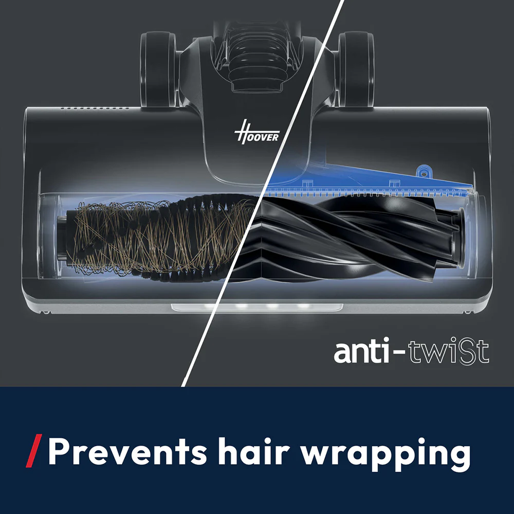 Hoover HF1+ Home Cordless Vacuum Cleaner with Anti Hair Wrap - Black Magenta | HF1P10H - Image 10