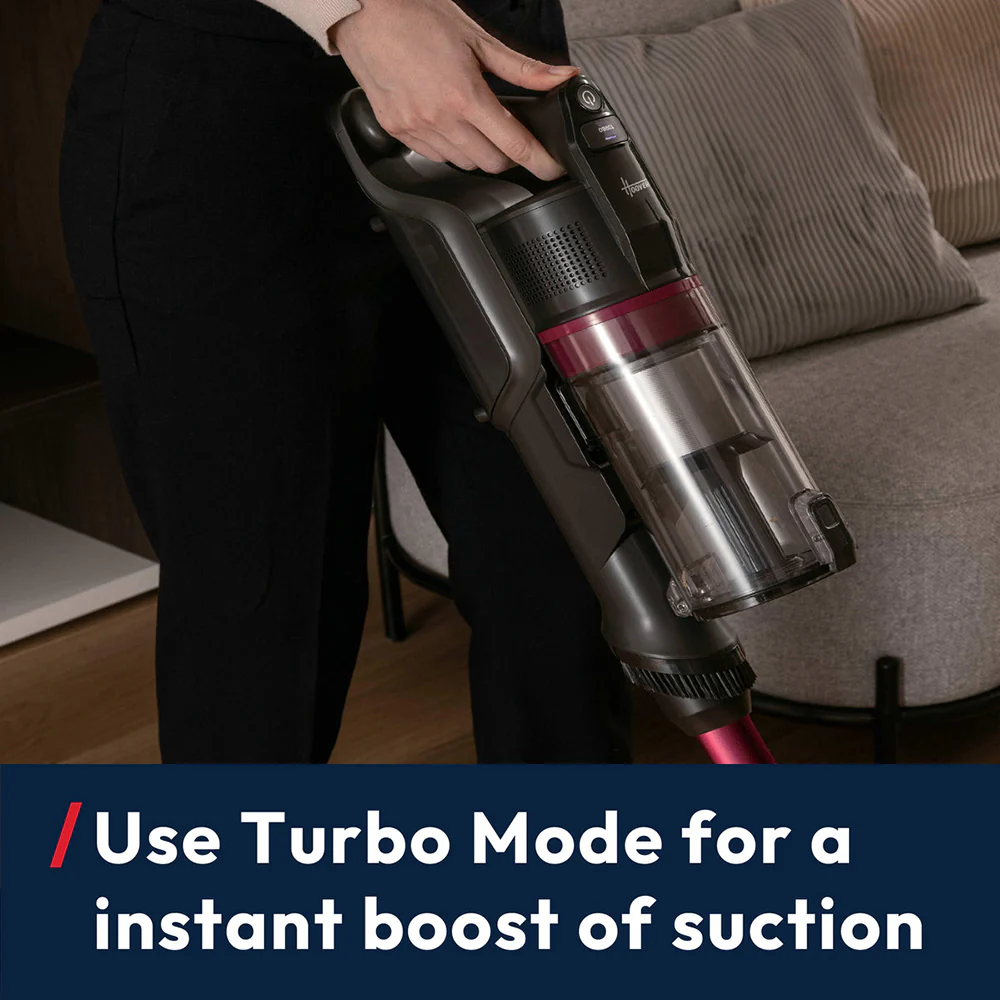 Hoover HF1+ Home Cordless Vacuum Cleaner with Anti Hair Wrap - Black Magenta | HF1P10H - Image 5