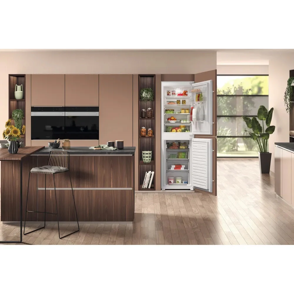 Hotpoint 230L No Frost Integrated Fridge Freezer - White | HBC18 5050 F2 - Image 4