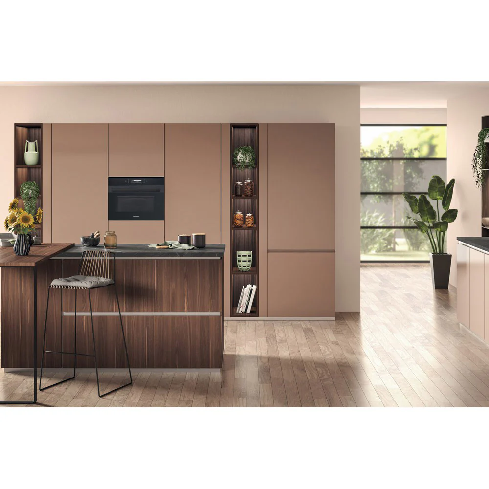 Hotpoint 40L Built-in Combi Microwave - Black Steel | MP 996 BM H - Image 4