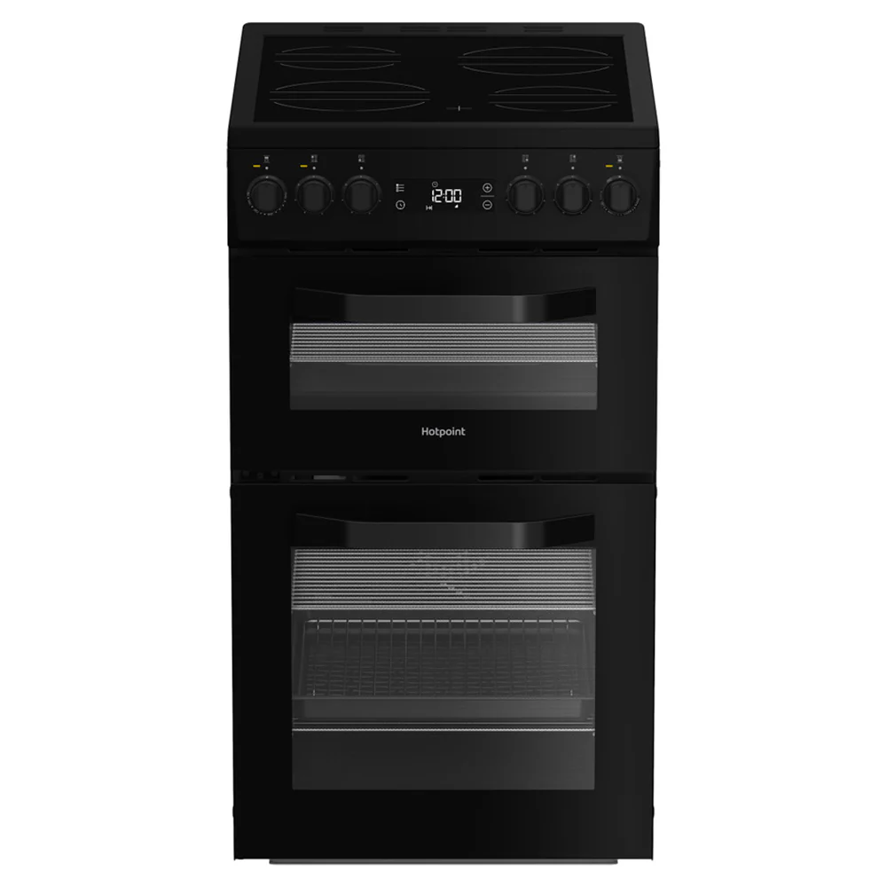 Hotpoint 50CM Freestanding Electric Cooker - Black | HDE5VDCB