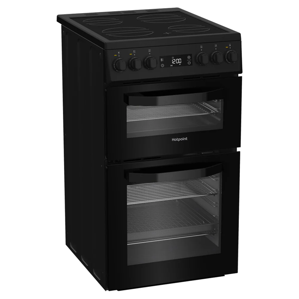 Hotpoint 50CM Freestanding Electric Cooker - Black | HDE5VDCB - Image 3