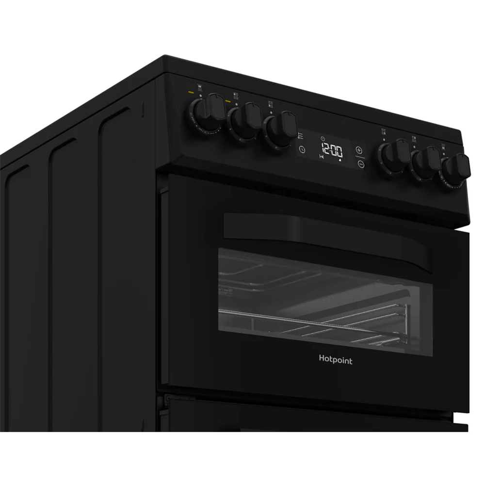 Hotpoint 50CM Freestanding Electric Cooker - Black | HDE5VDCB - Image 6