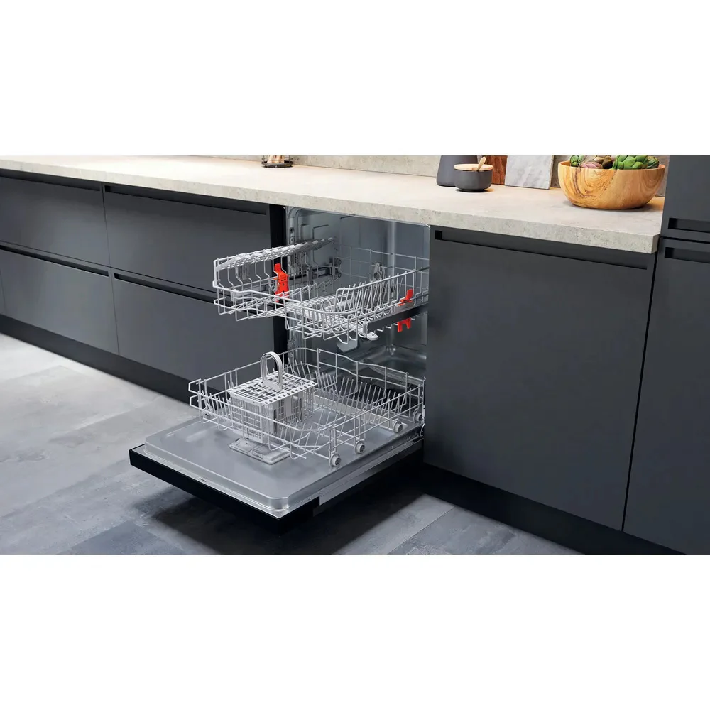 Hotpoint 60CM Built-In Standard Dishwasher - Black | H3BL626BUK - Image 3