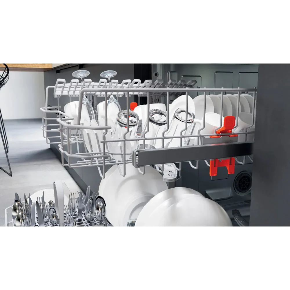 Hotpoint 60CM Built-In Standard Dishwasher - Black | H3BL626BUK - Image 4